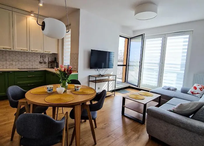 Piekny Z Tarasami Appartement Puck